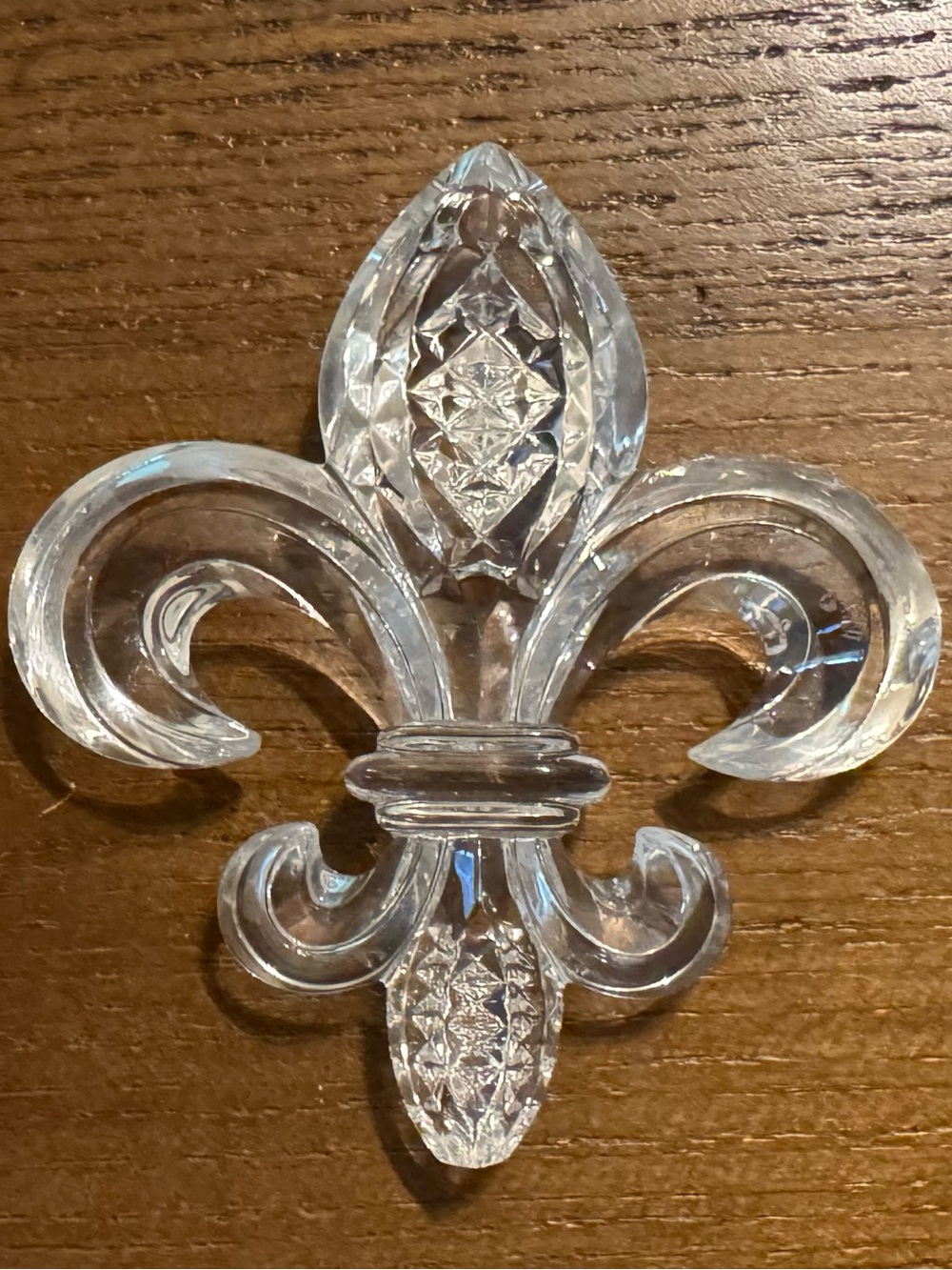 Waterford Clear Crystal Fleur-de-Lis ornament-accent - Decorative Home Decor